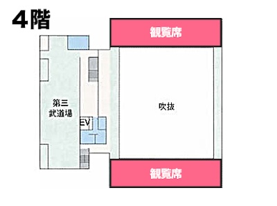 会場4階の見取り図